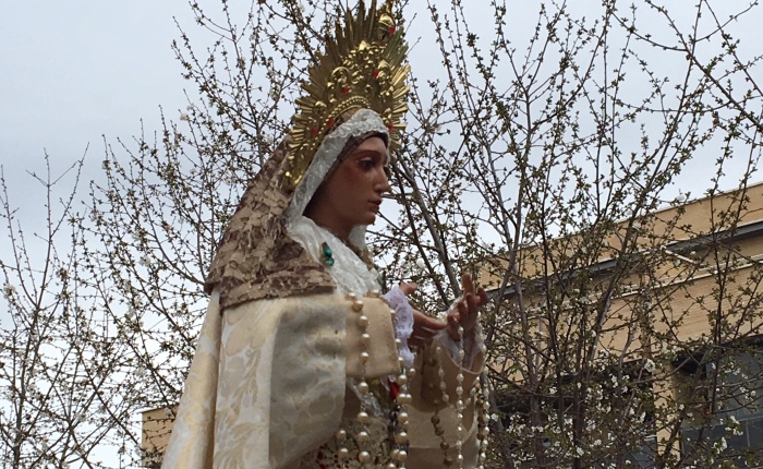 Grupo Reifs |Procesión de la Virgen de los Mayores en nuestra residencia de Maracena